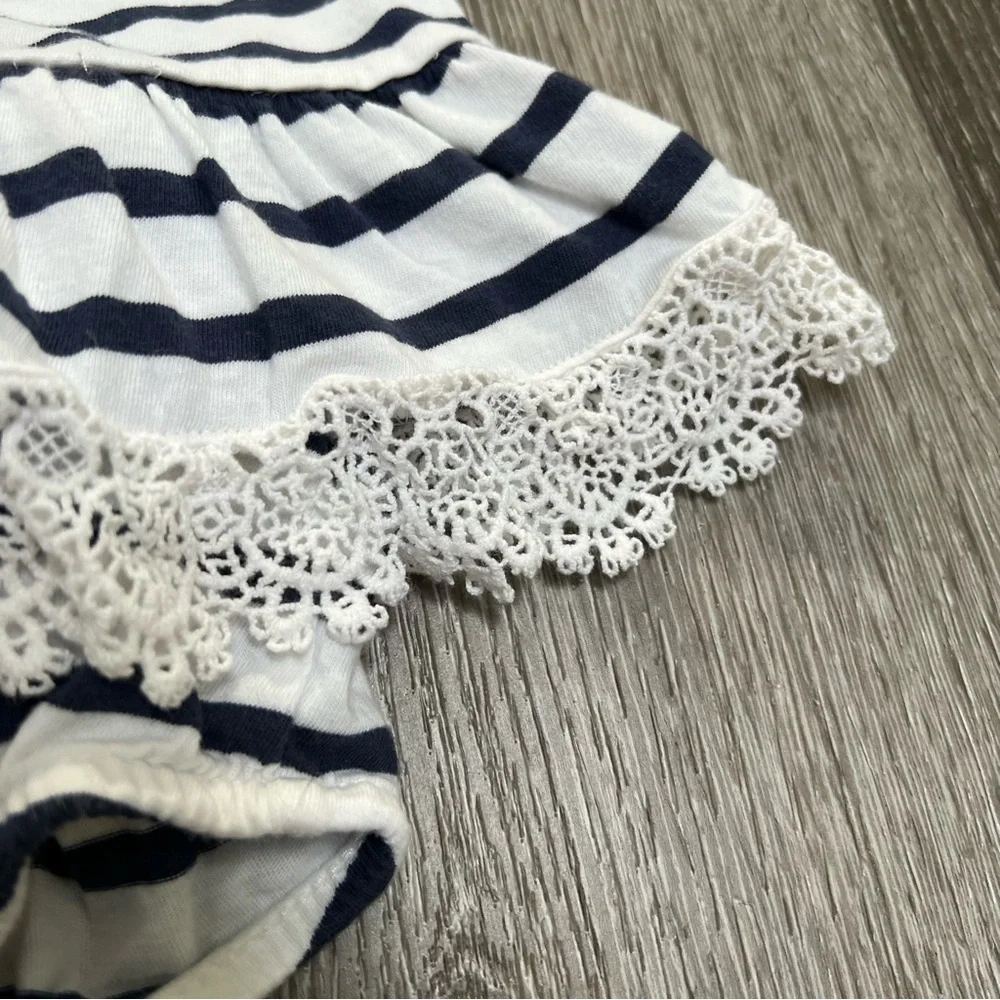 RALPH LAUREN 2PC SHORT SLEEVE DRESS WITH BLOOMER 12MO